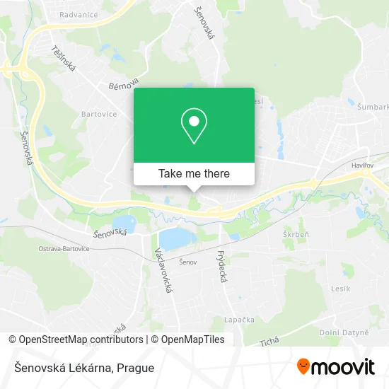 Карта Šenovská Lékárna