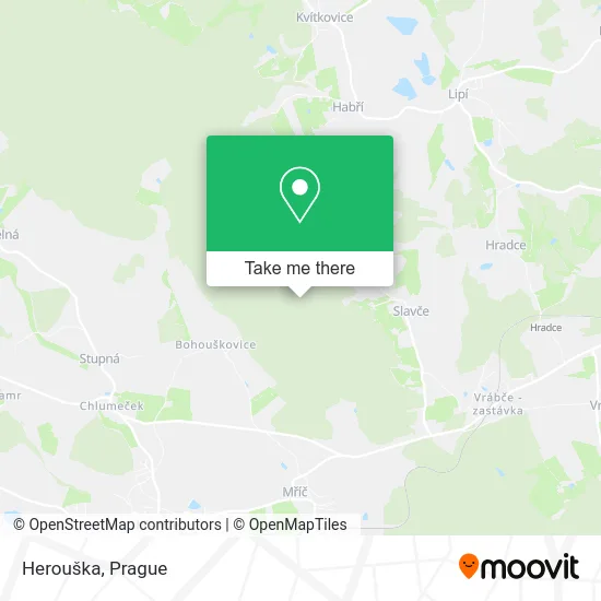 Карта Herouška