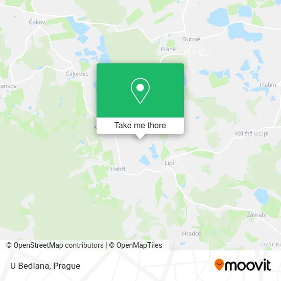 Карта U Bedlana