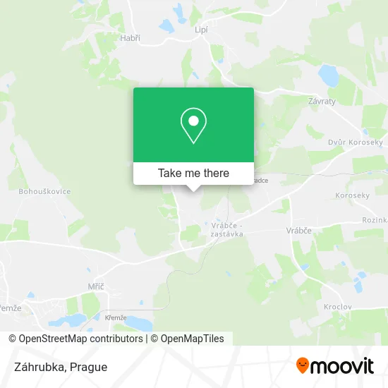 Карта Záhrubka