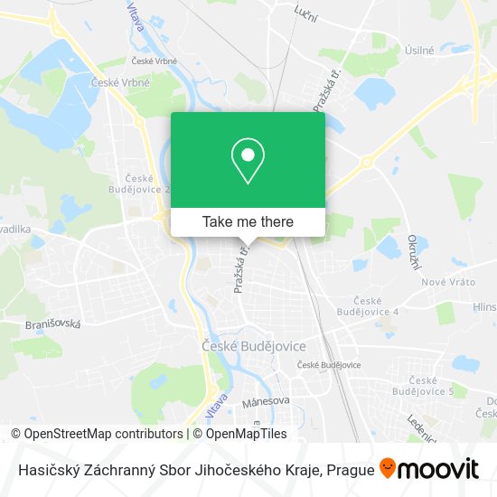 Hasičský Záchranný Sbor Jihočeského Kraje map