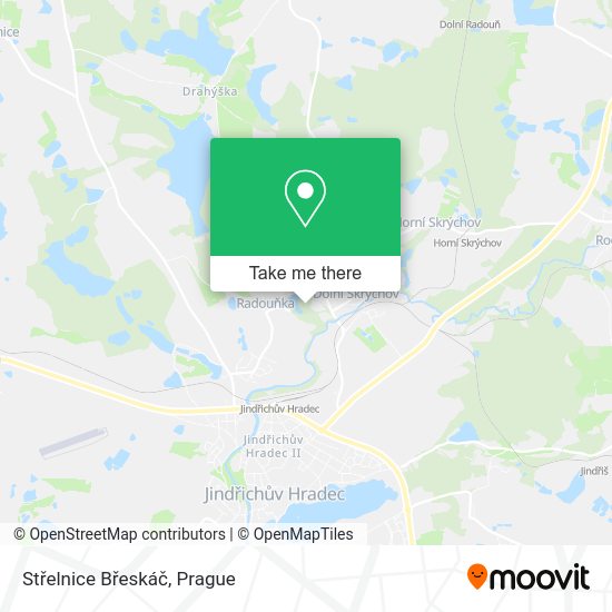 Střelnice Břeskáč map