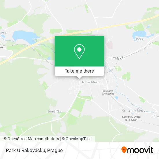 Карта Park U Rakováčku
