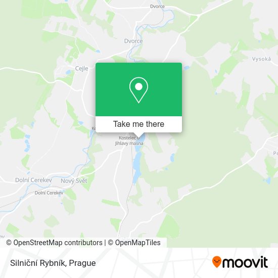 Silniční Rybník map