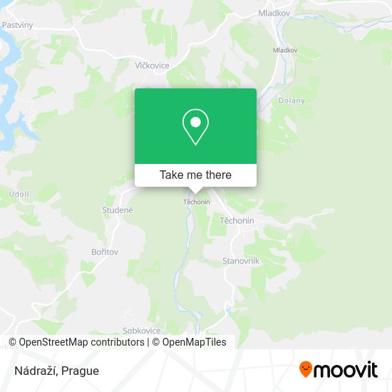 Nádraží map