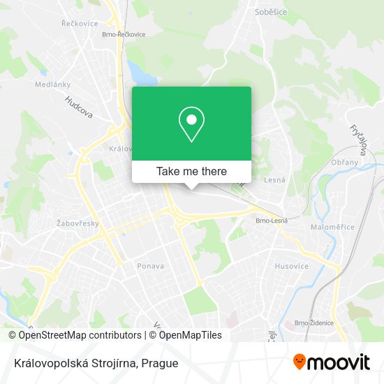 Královopolská Strojírna map