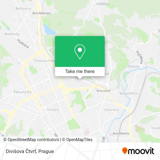 Divišova Čtvrť map