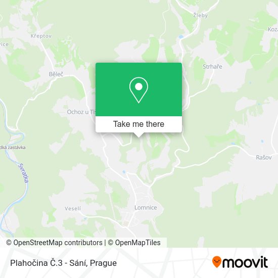 Plahočina Č.3 - Sání map