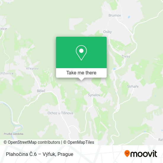 Plahočina Č.6 – Výfuk map