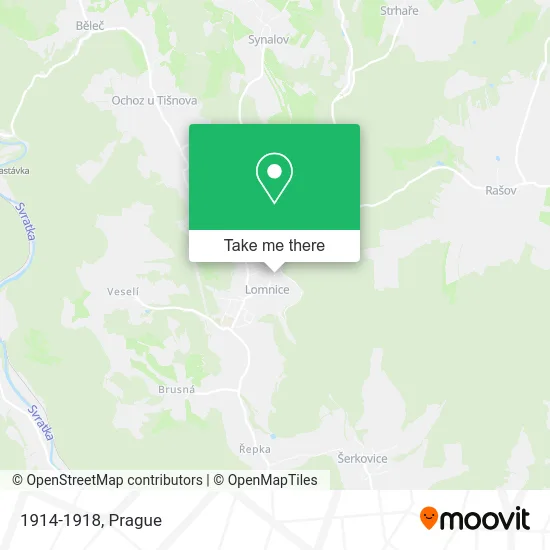 Карта 1914-1918