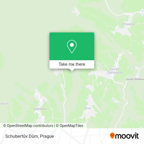 Schubertův Dům map