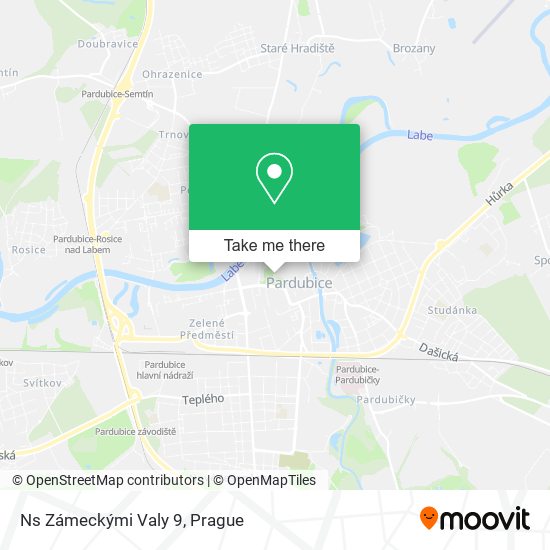 Ns Zámeckými Valy 9 map