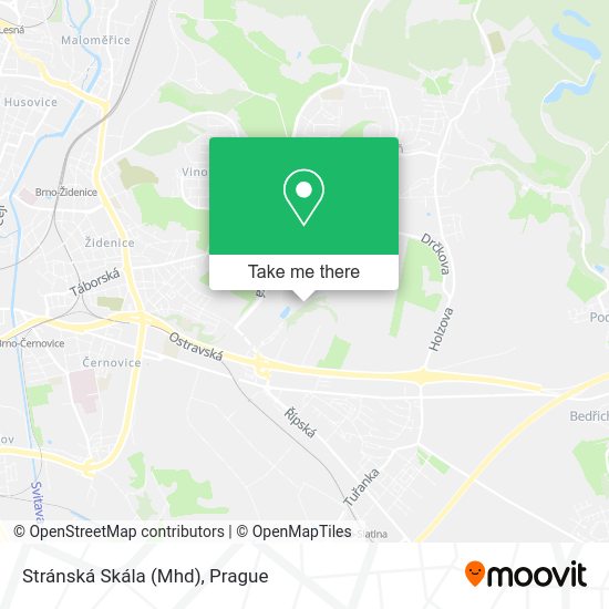 Карта Stránská Skála (Mhd)