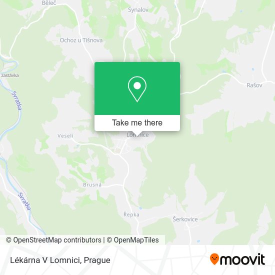 Lékárna V Lomnici map