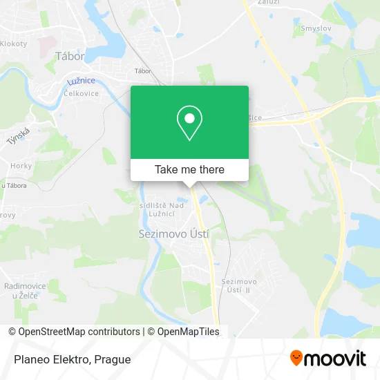 Карта Planeo Elektro