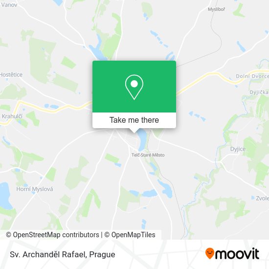 Sv. Archanděl Rafael map