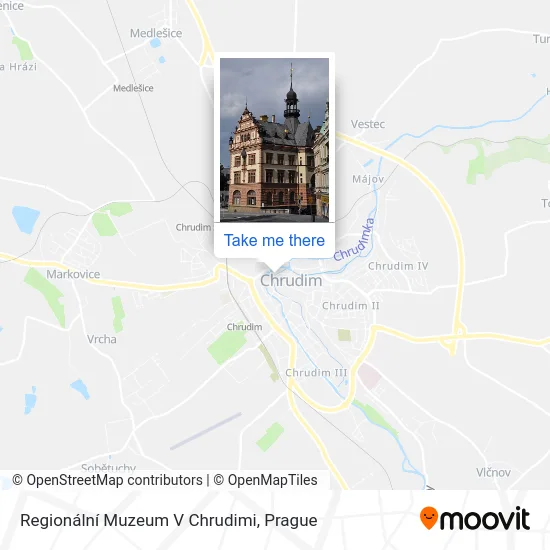 Карта Regionální Muzeum V Chrudimi