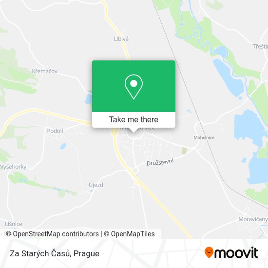Za Starých Časů map