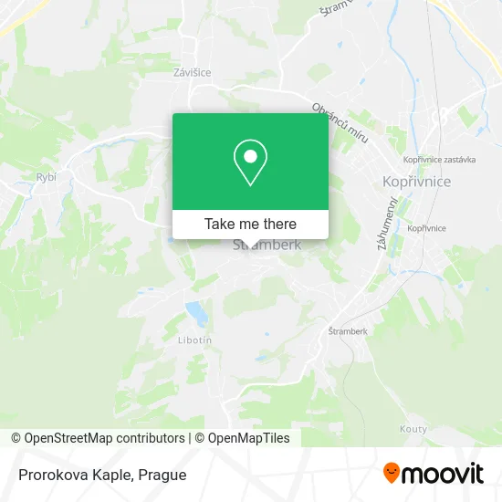 Карта Prorokova Kaple