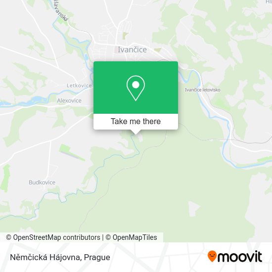 Němčická Hájovna map