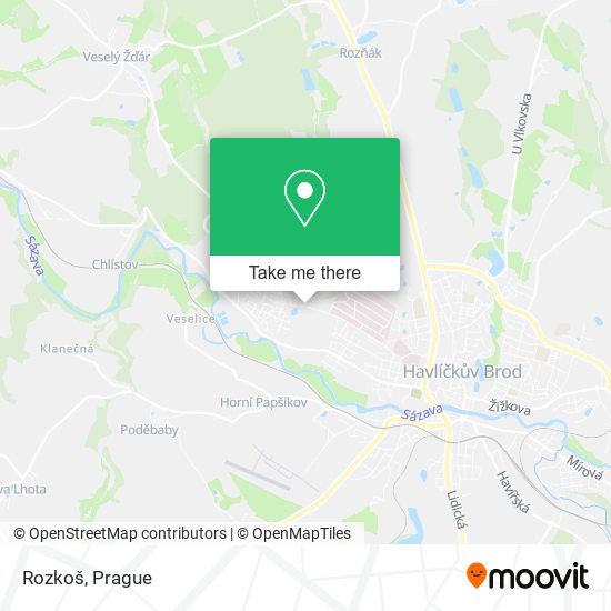 Карта Rozkoš