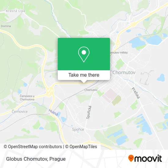 Карта Globus Chomutov