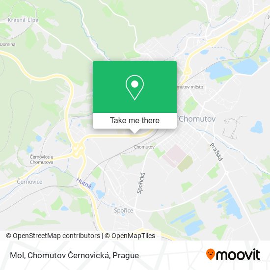 Mol, Chomutov Černovická map