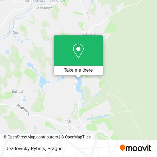 Jezdovický Rybník map