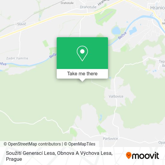 Soužití Generací Lesa, Obnova A Výchova Lesa map