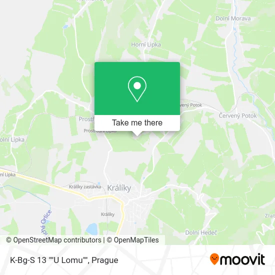 Карта K-Bg-S 13 ""U Lomu""