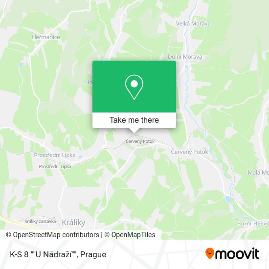 K-S 8 ""U Nádraží"" map
