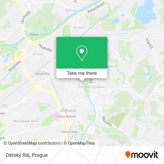 Dětský Ráj map