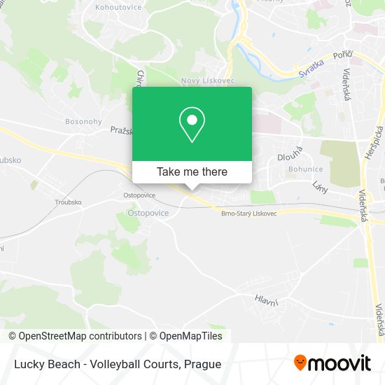 Lucky Beach - Volleyball Courts map