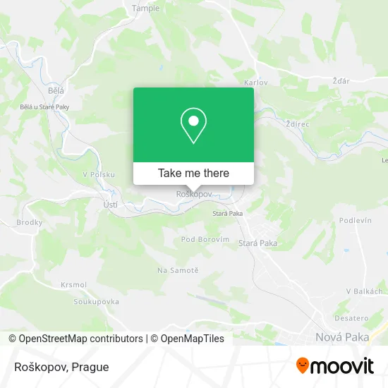 Карта Roškopov
