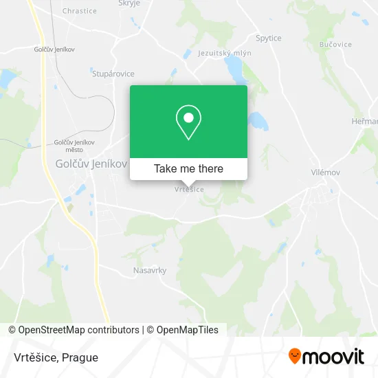 Карта Vrtěšice