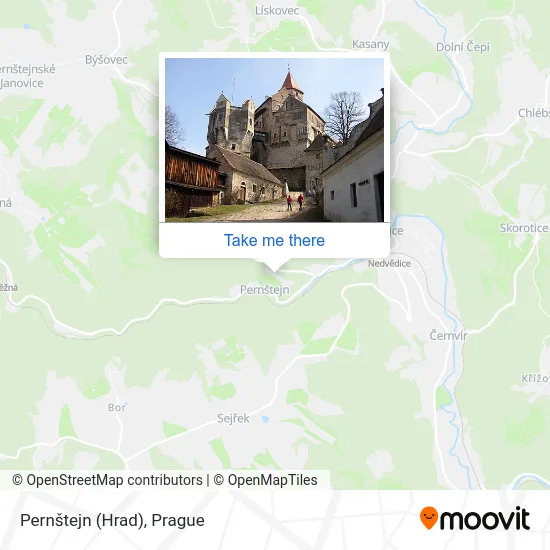 Карта Pernštejn (Hrad)