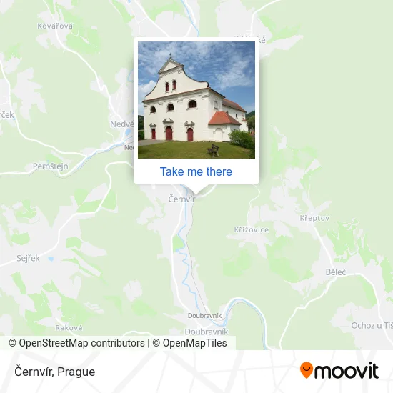 Карта Černvír