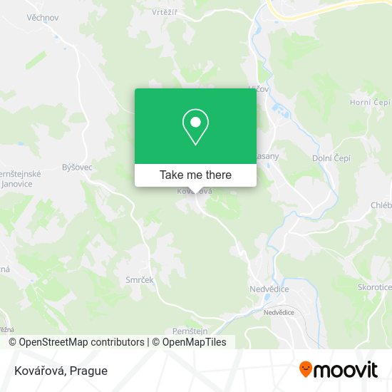 Kovářová map