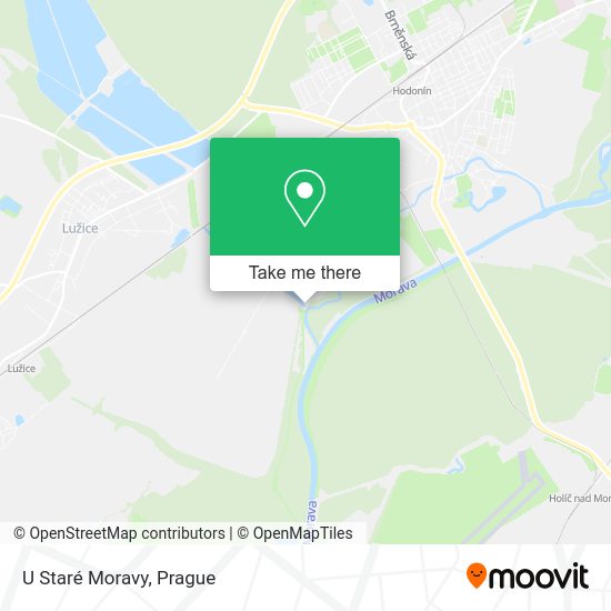Карта U Staré Moravy