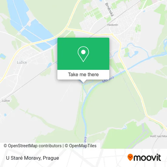 Карта U Staré Moravy