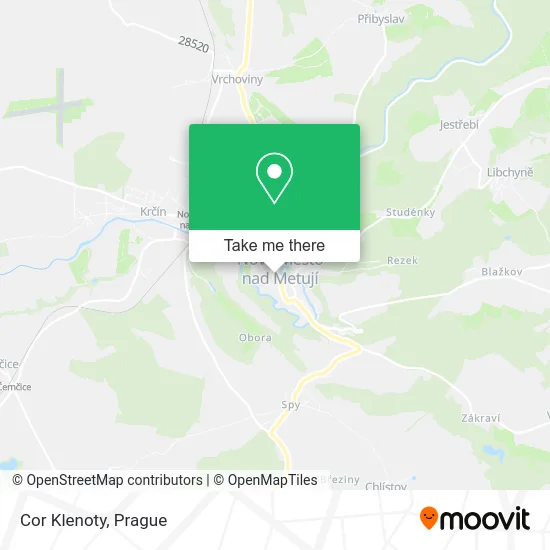 Карта Cor Klenoty