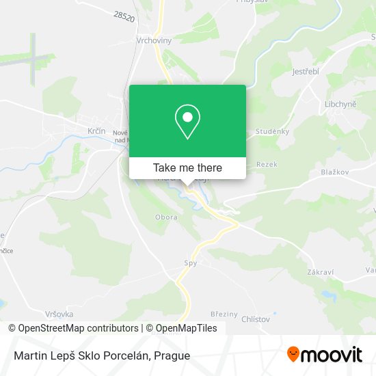 Карта Martin Lepš Sklo Porcelán