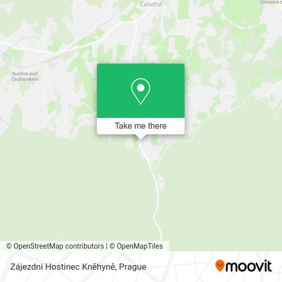 Zájezdní Hostinec Kněhyně map