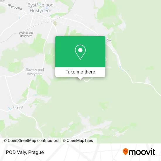 Карта POD Valy