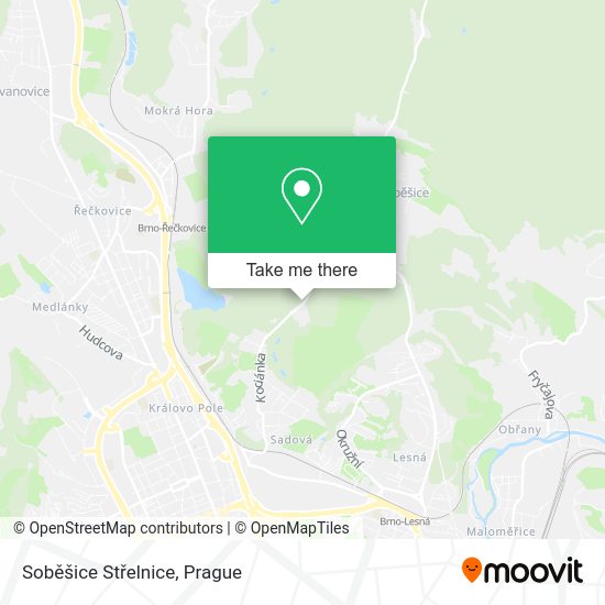 Soběšice Střelnice map