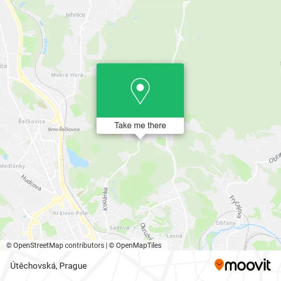 Útěchovská map
