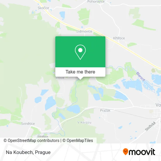 Карта Na Koubech