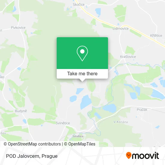 Карта POD Jalovcem