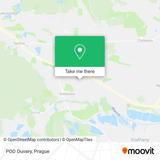Карта POD Ouvary