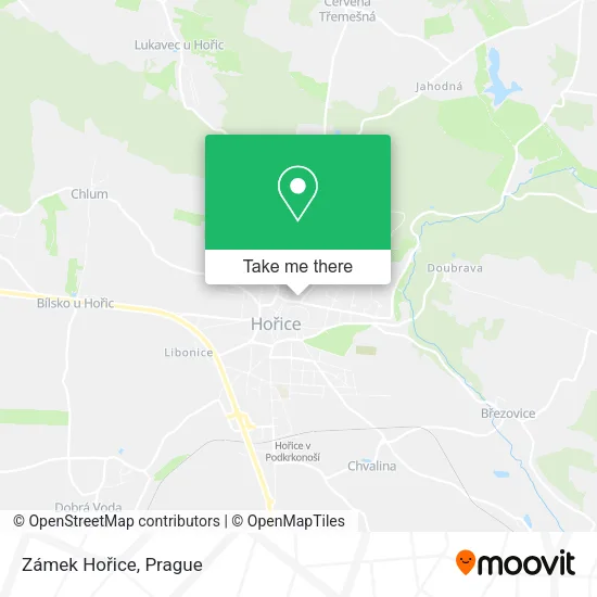 Карта Zámek Hořice